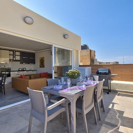 Valletta Luxe 3-Bedroom Duplex Penthouse With Sea View Terrace And Jacuzzi Eksteriør billede