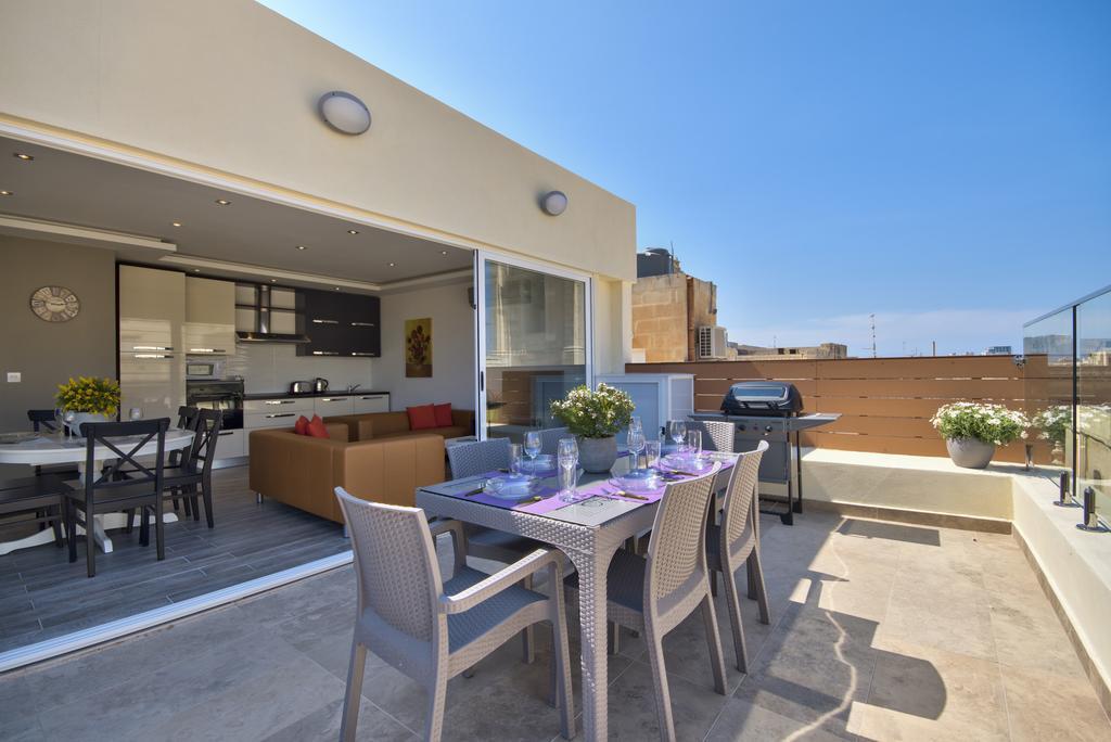 Valletta Luxe 3-Bedroom Duplex Penthouse With Sea View Terrace And Jacuzzi Eksteriør billede