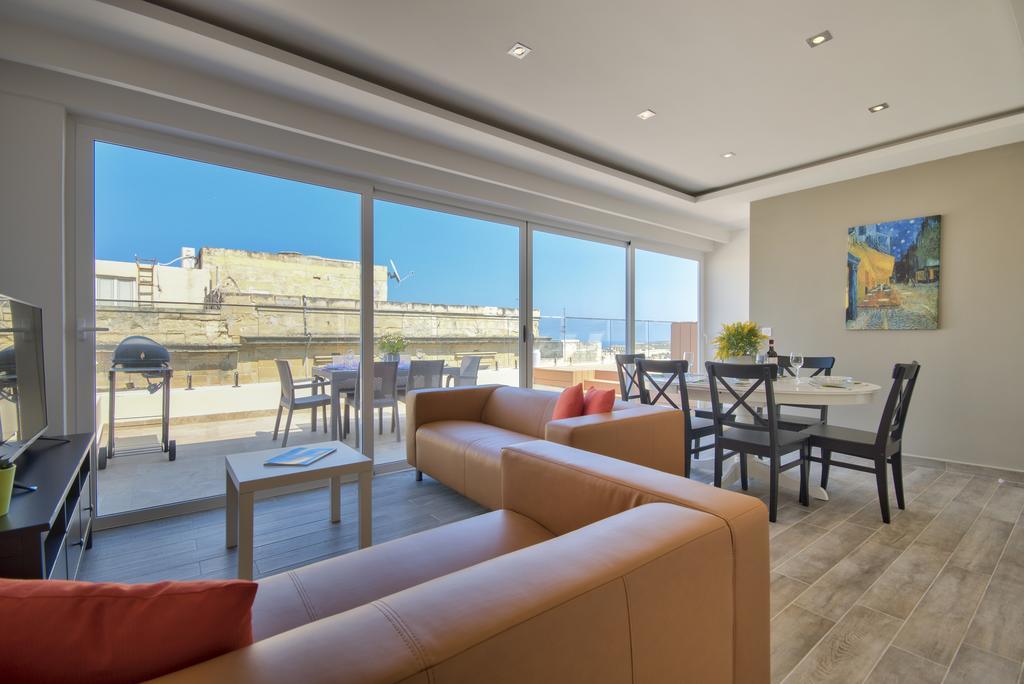 Valletta Luxe 3-Bedroom Duplex Penthouse With Sea View Terrace And Jacuzzi Eksteriør billede